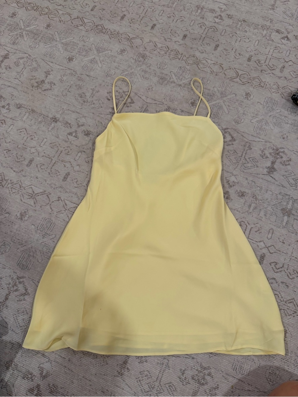 Aritzia Confession dress lemonade color
